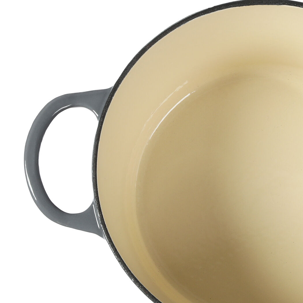 4L Enamel Dutch Oven Pot in Black Colour Price