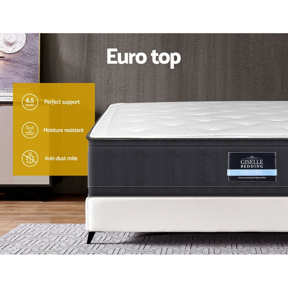Giselle Bedding 32cm Mattress Euro Top Queen Price