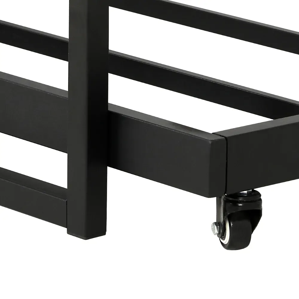 Bed Frame 2x Single Size Metal Trundle Daybed DEAN Price