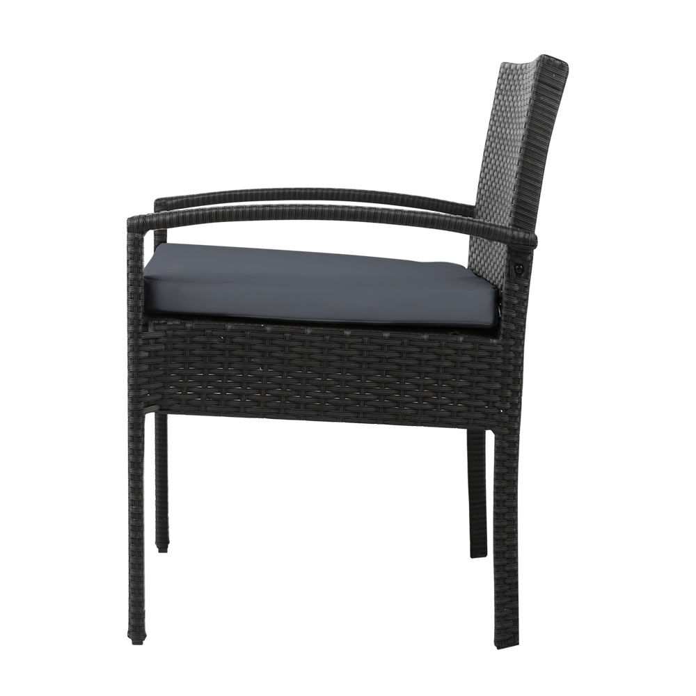 Gardeon Outdoor Dining Chairs Patio Furniture Rattan Lounge Chair Cushion Felix Price