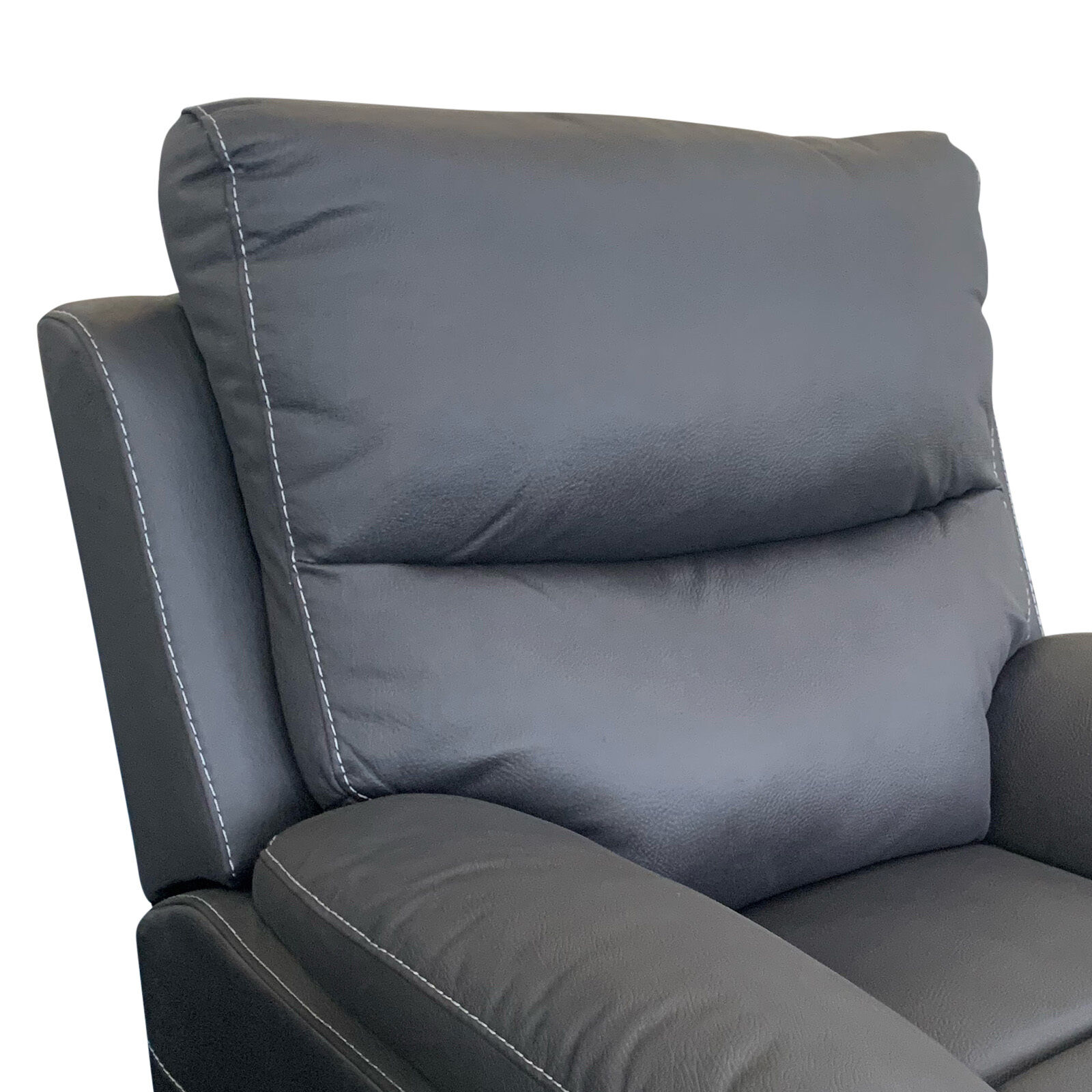 2R Finest Fabric Electric Recliner Feature Multi Positions Ultra Cushioned USB Outlets in Charcoal Colour Price