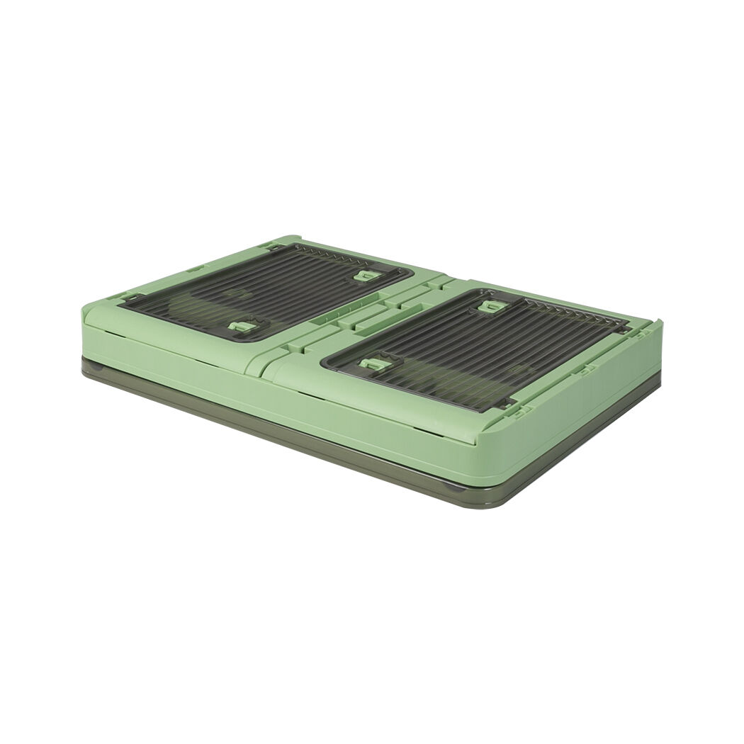 Storage Box Plastic Stackable Container L Green Large Price