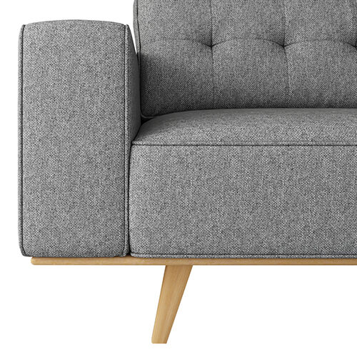 Dallas sofa Fabric 3 Seater Grey Price