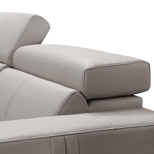 Washington Real Leather Sofa With PVC Cream Color Price