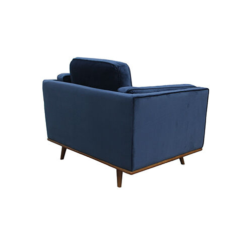 York Sofa Fabric 1 Seater Blue Price
