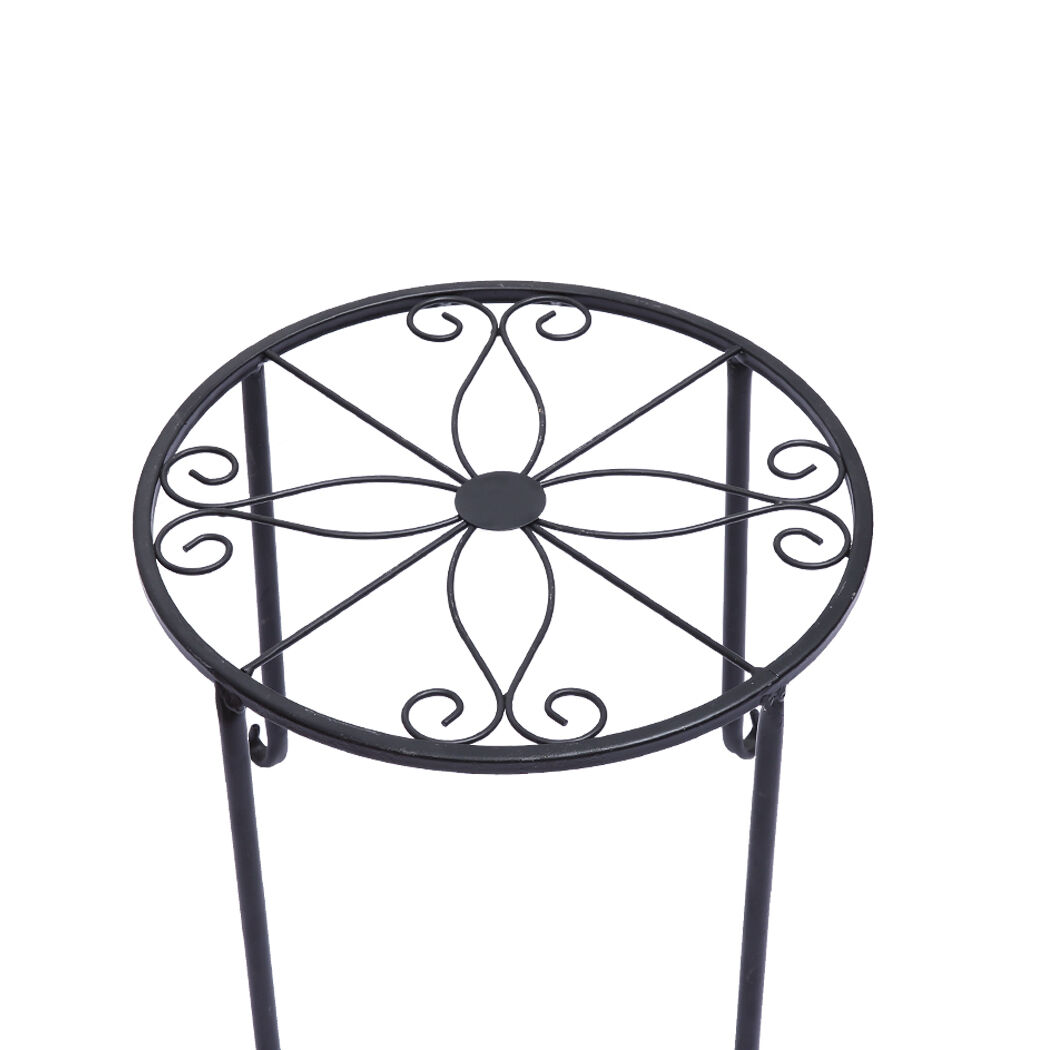 4 x Metal Plant Stand Outdoor Black Price