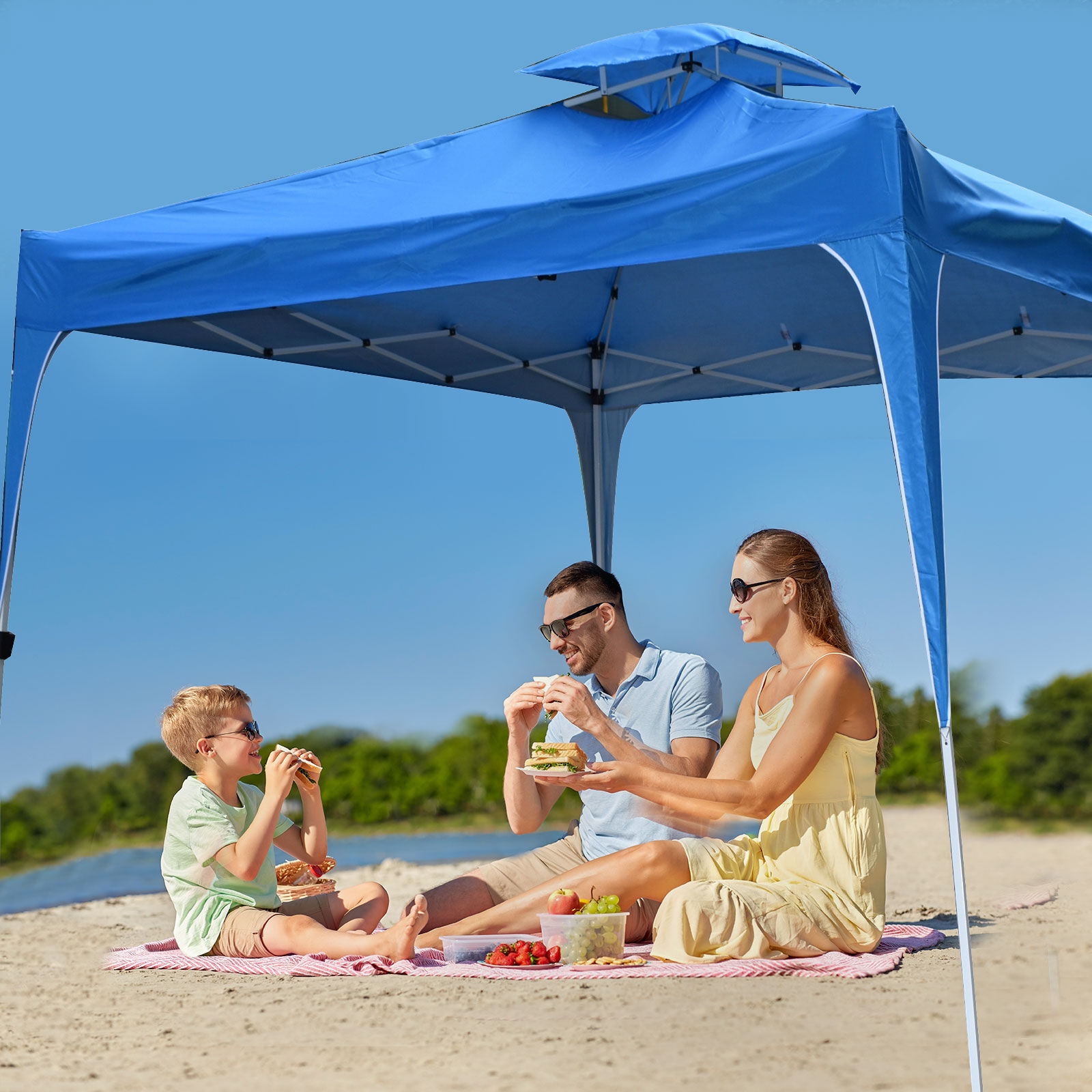 Arcadia Furniture 3M x 3M Outdoor Folding Tent - Navy Price