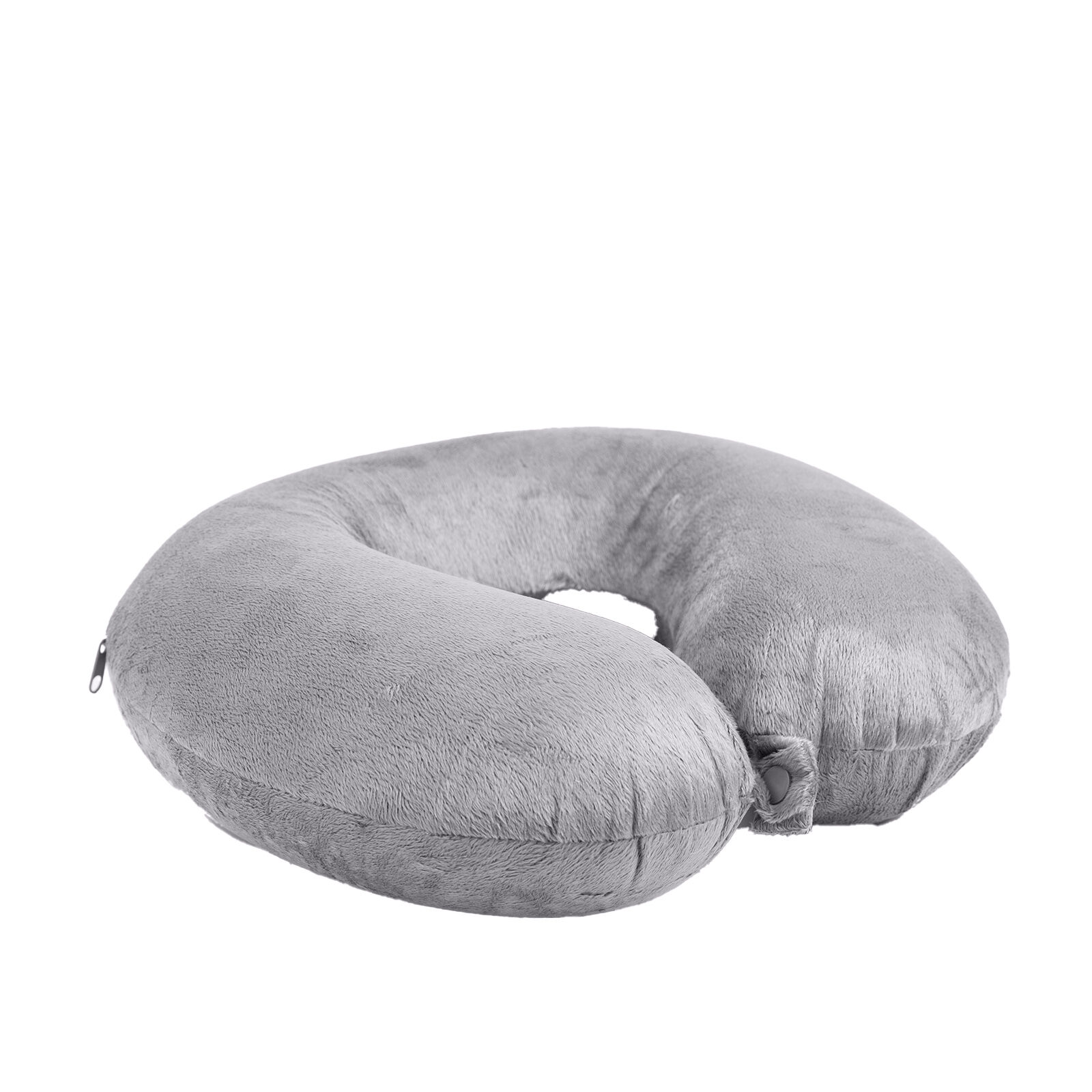 Milano Decor Memory Foam Travel Neck Pillow With Clip Cushion Support Soft Grey Price