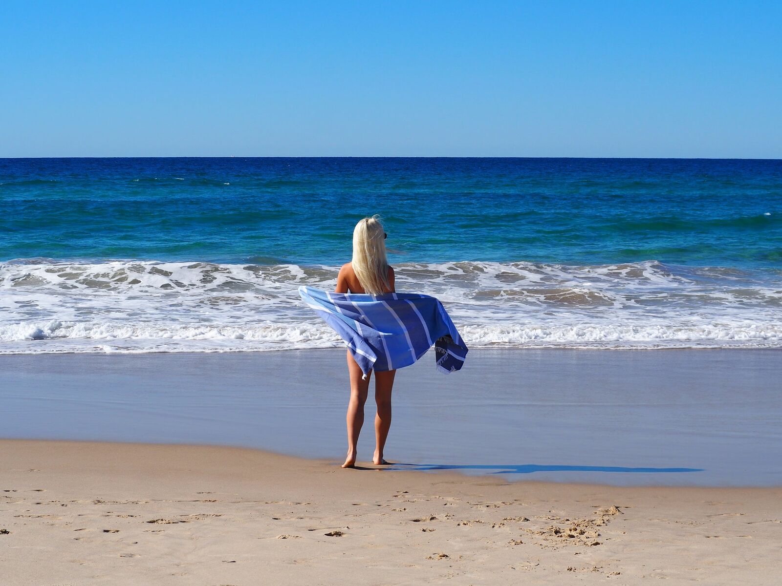 SORRENTO TURKISH COTTON TOWEL - SKY Price