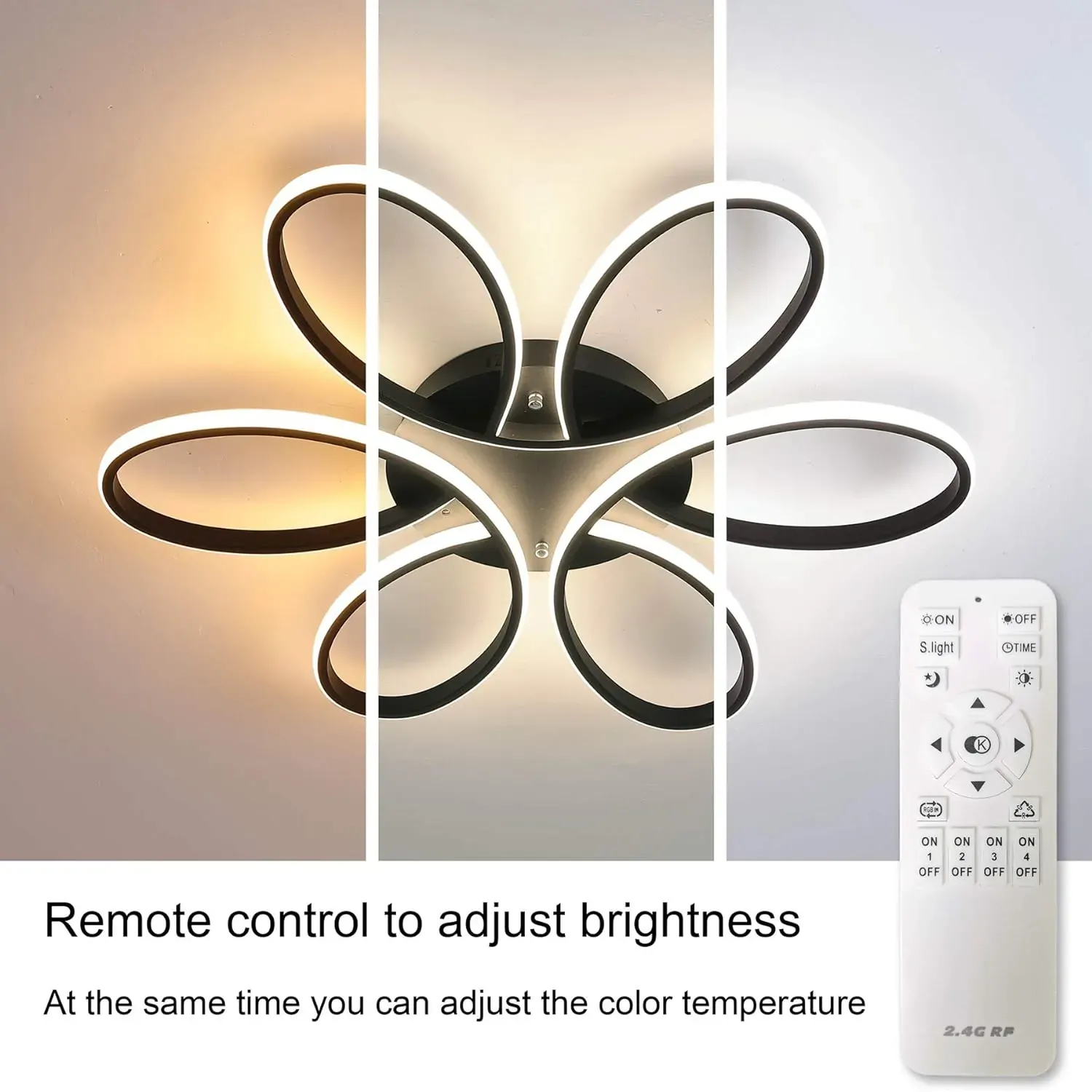 Modern LED Chandelier Light Fixture (90 cm) Price