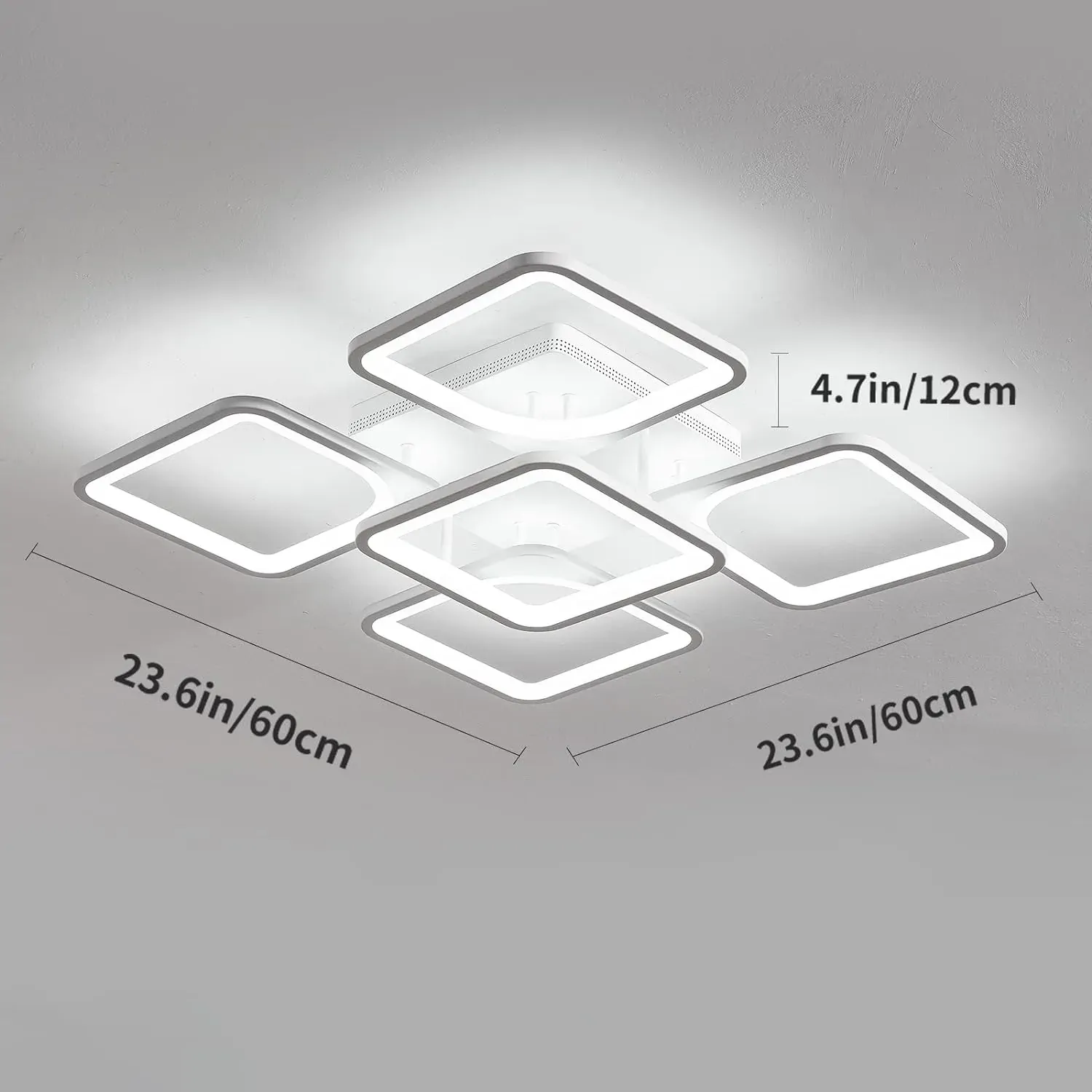 Modern LED Ceiling Light Remote Control (60 cm) Price