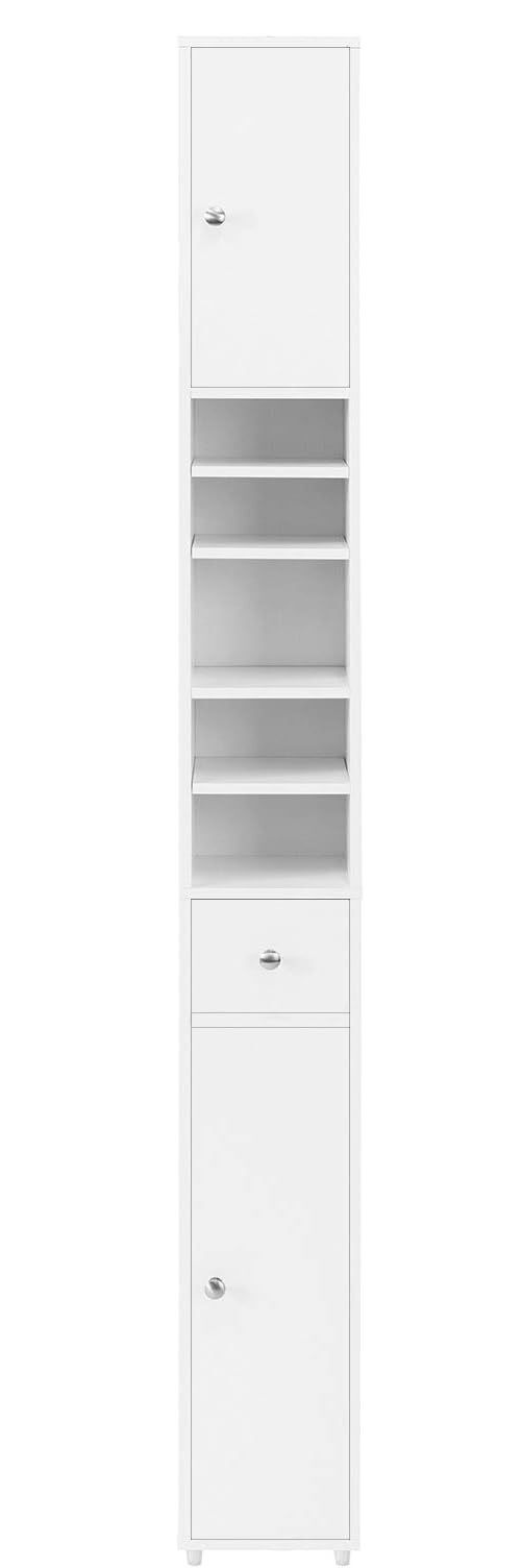White Tall Bathroom Cabinet High Storage Price