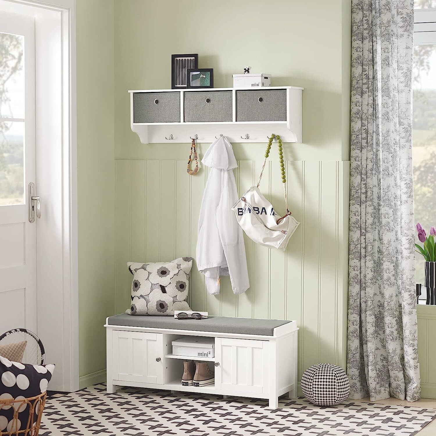 Shoe Cabinet Bench, White Price