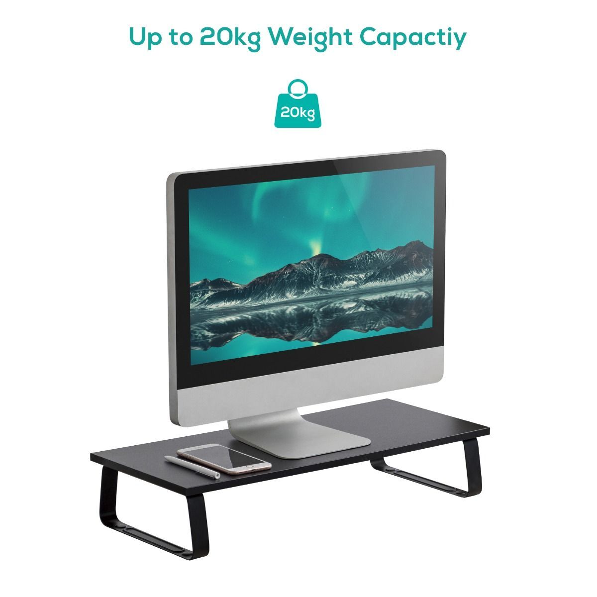 activiva Ergolife Black Monitor Stand Riser Price