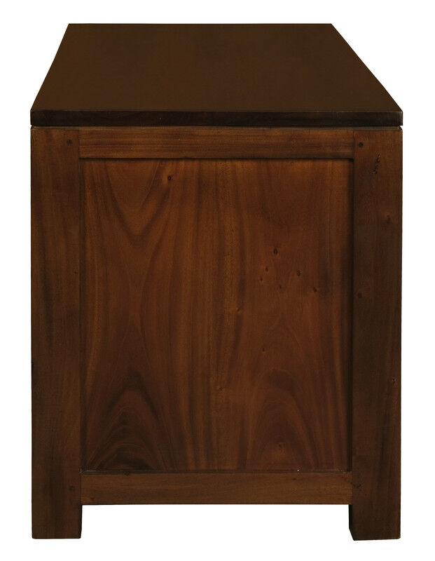 Amsterdam 2 Drawer Entertainment Unit (Mahogany) Price