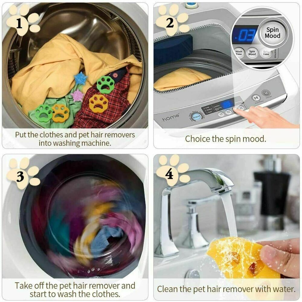 2Pcs Pet Hair Remover Floating Fur Catcher Laundry Lint Dog Cat Washing Machine Price