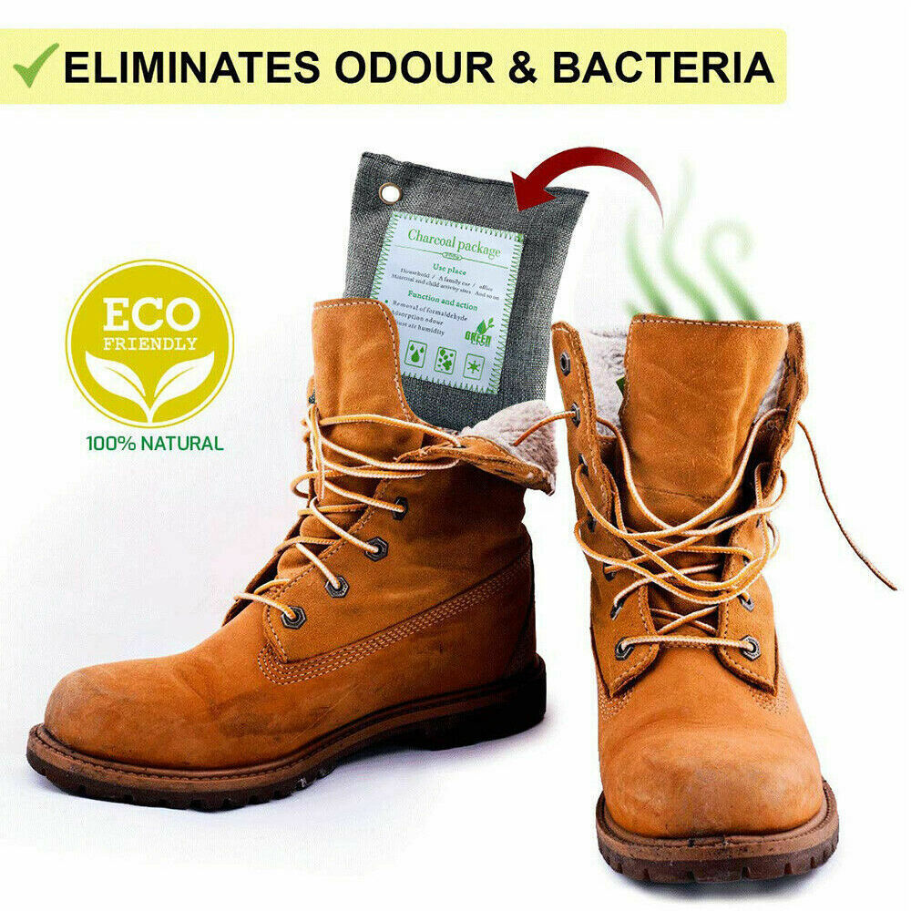 5PCS Air Purifying Bags Activated Bamboo Charcoal Freshener for Car Home Shoes 200g Price