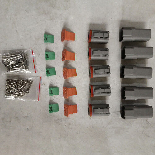 5 Set Deutsch DT 6 Way Pin Male/Female Kit Electrical Connector Plug Waterproof Price