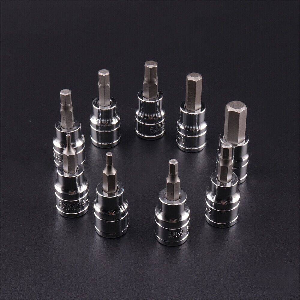 9pcs Allen Key Sockets Hex Bit Socket Set 3/8" Drive Drill Metric Tools 2-10mm Price