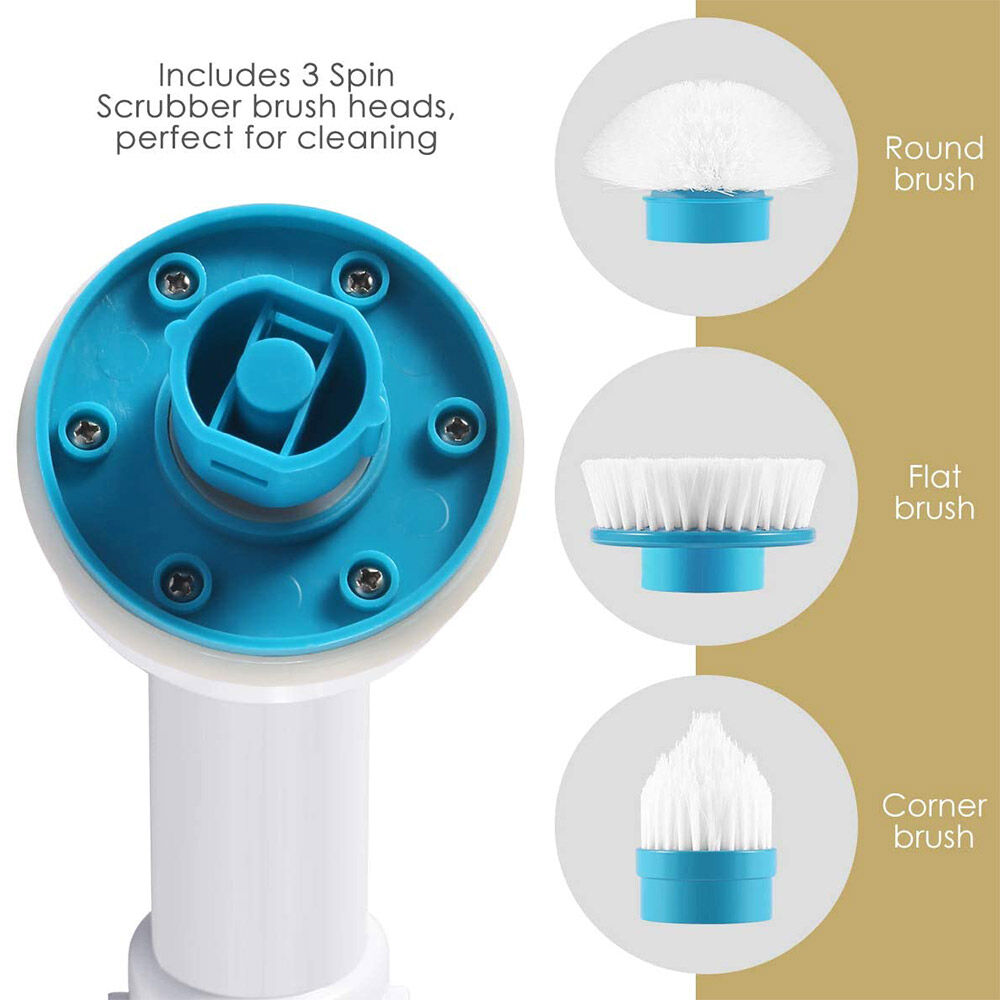 Electric Cordless Spin Scrubber Super Power Scrubber Turbo Scrub Clean Brush Price