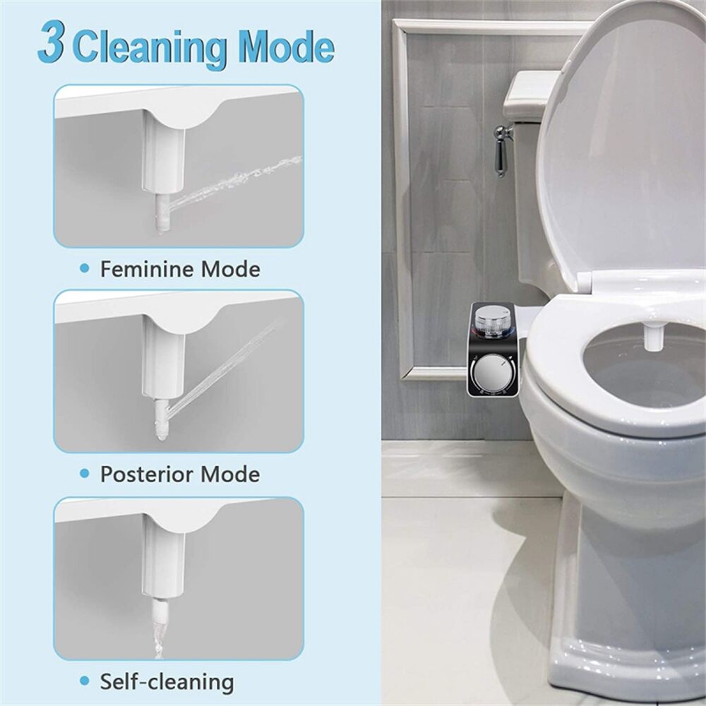 Bidet Toilet Seat Dual Nozzles Self-Cleaning Wash Hot Cold Mixer Water Sprayer Price