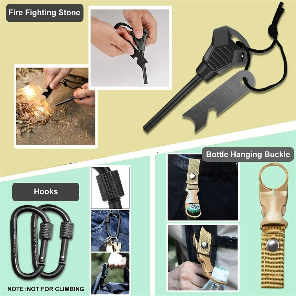 32 In 1 Emergency Survival Equipment Kit Camping SOS Tool Sports Tactical Hiking Price