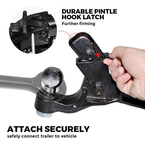 8 Ton Pintle Tow Hook Receiver Arm Hitch Towing Car Truck Heavy Duty Ball Combo Price