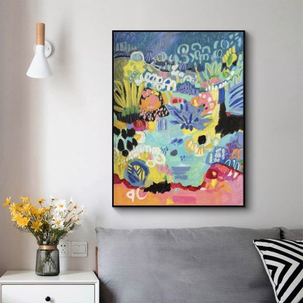 100cmx150cm Summer Smile B Black Frame Canvas Wall Art Price