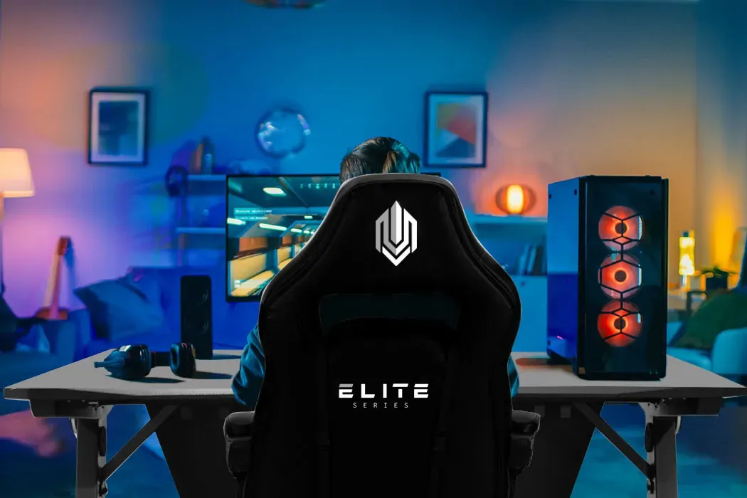 Gaming Chair Desk Racing Seat Setup PC Combo Office Black Table Foot Price