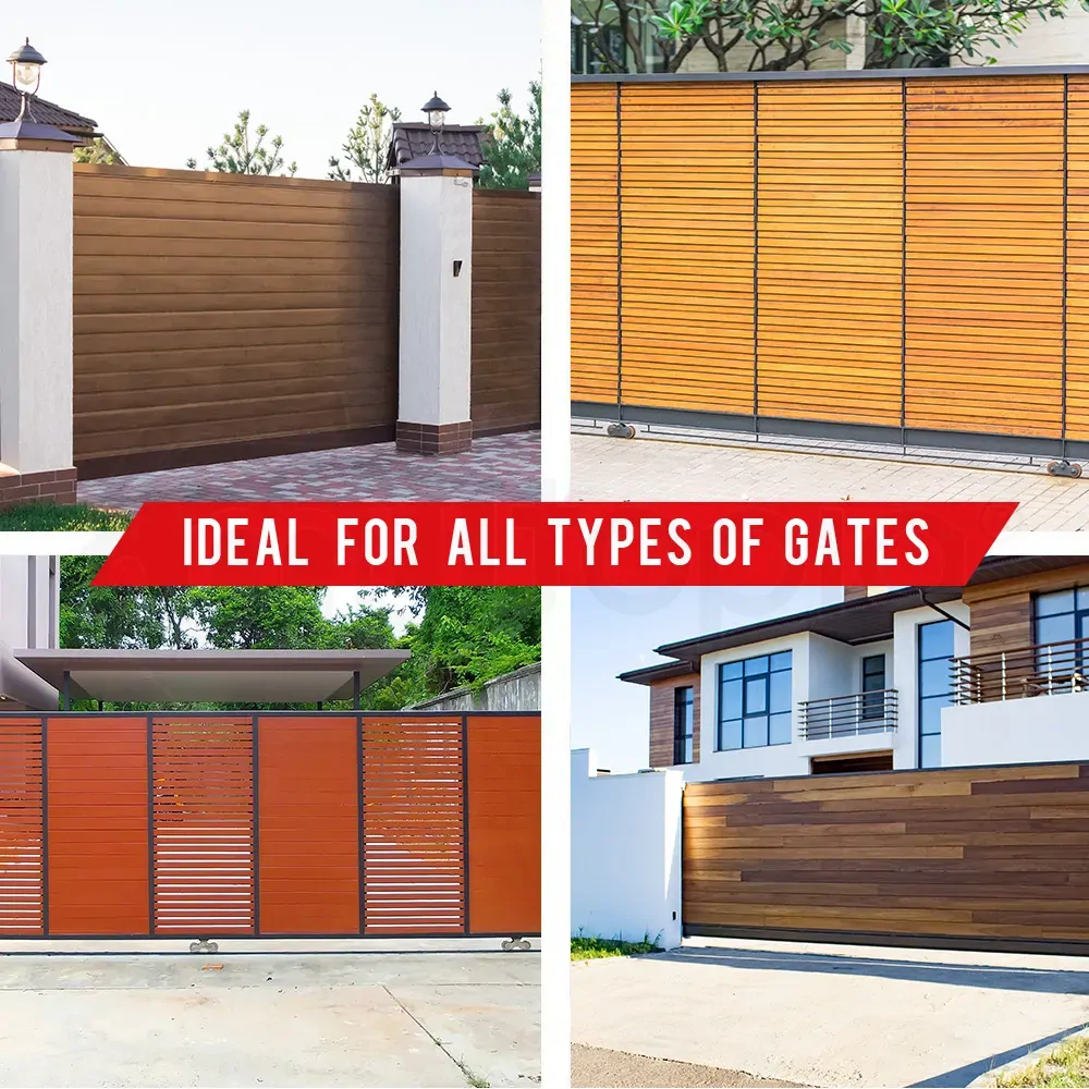Sliding Gate Opener 5M Full Solar Automatic Driveway Sliding Electric Remote Price