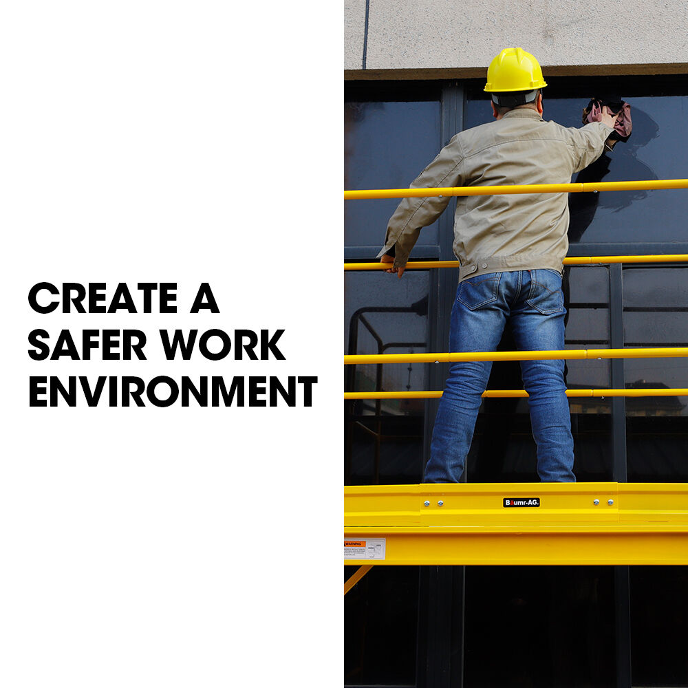 Baumr-AG Safety Guard Rail for Adjustable Mobile Scaffold Price