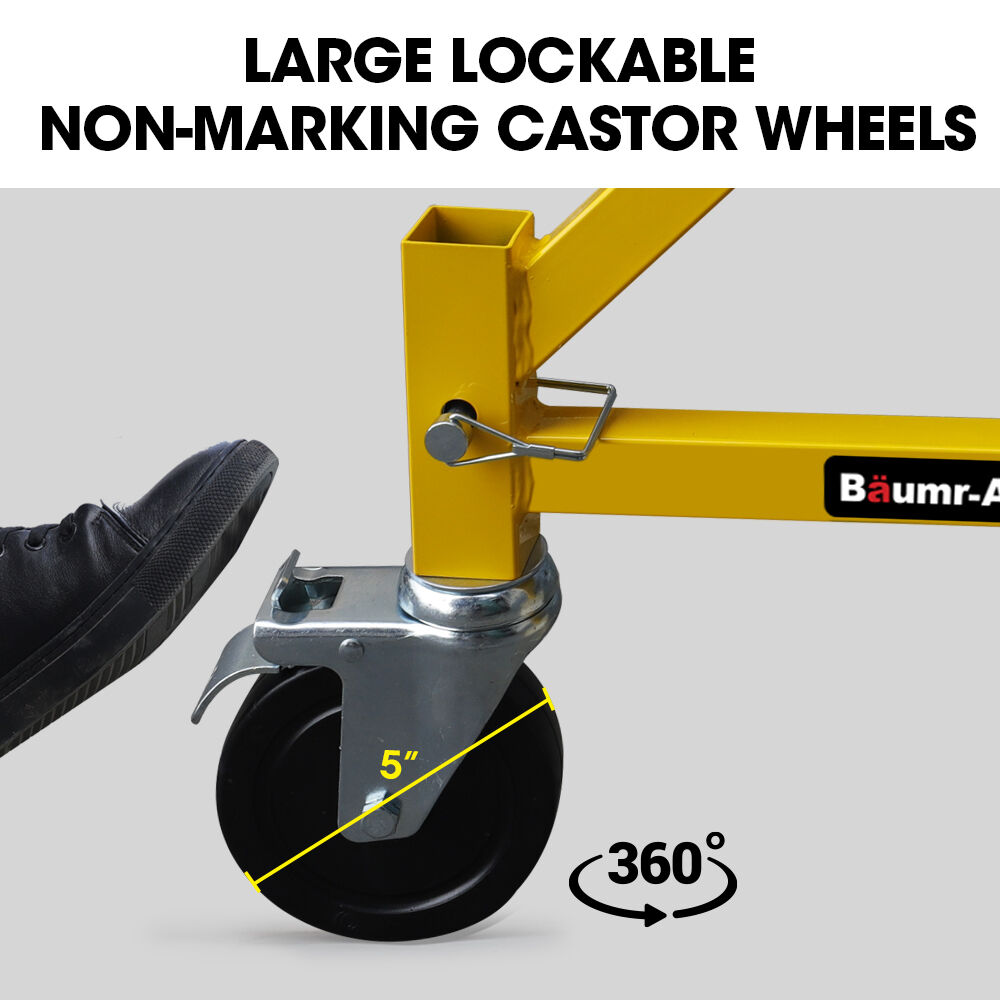 Baumr-AG Outrigger Wheel Set for Adjustable Mobile Scaffolding, 4pc Price