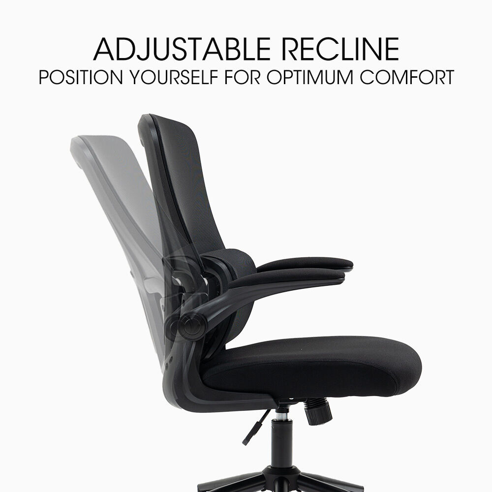 FORTIA Ergonomic Mesh Office Chair Computer Seat Adjustable Recline, Black Price