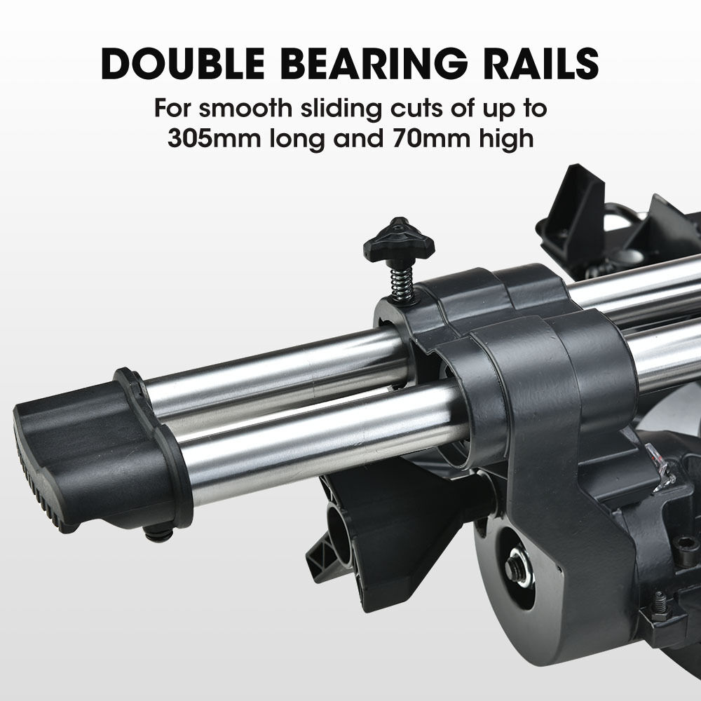 BAUMR-AG 210mm Compound Mitre Saw Dual Bevel Sliding Drop Saws 1500W Price