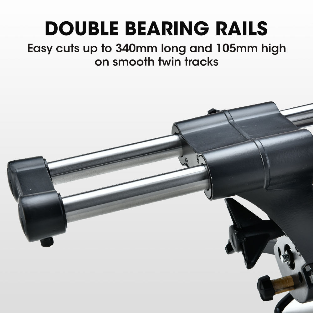 BAUMR-AG 305mm Compound Mitre Saw Dual Bevel Sliding Drop Saws 2200W Price