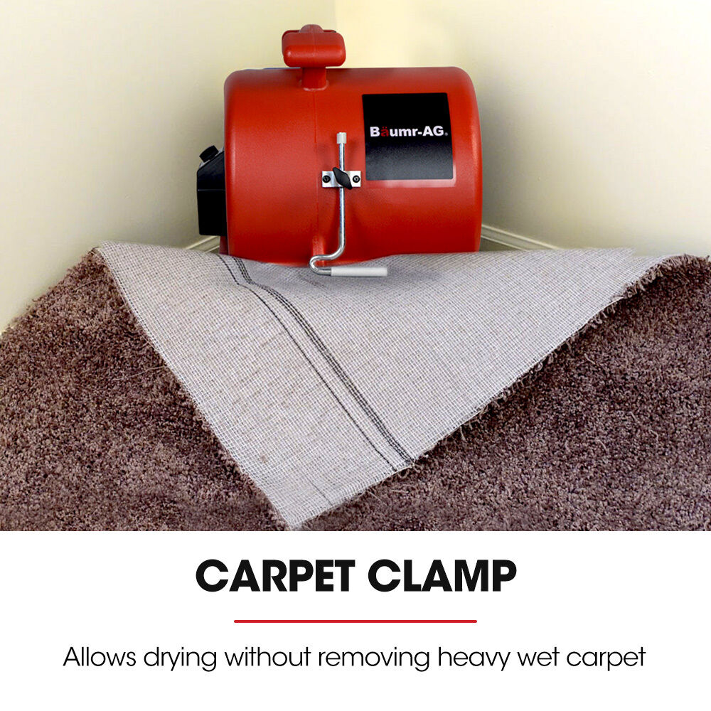 Baumr-AG 3-Speed Carpet Dryer Air Mover Blower Fan, 1300CFM, Sealed Copper Motor, Poly Housing Price