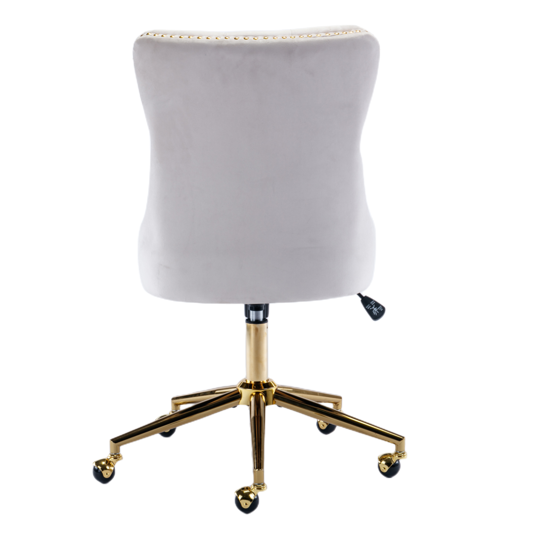 Velvet Home Office Chair- Beige Price