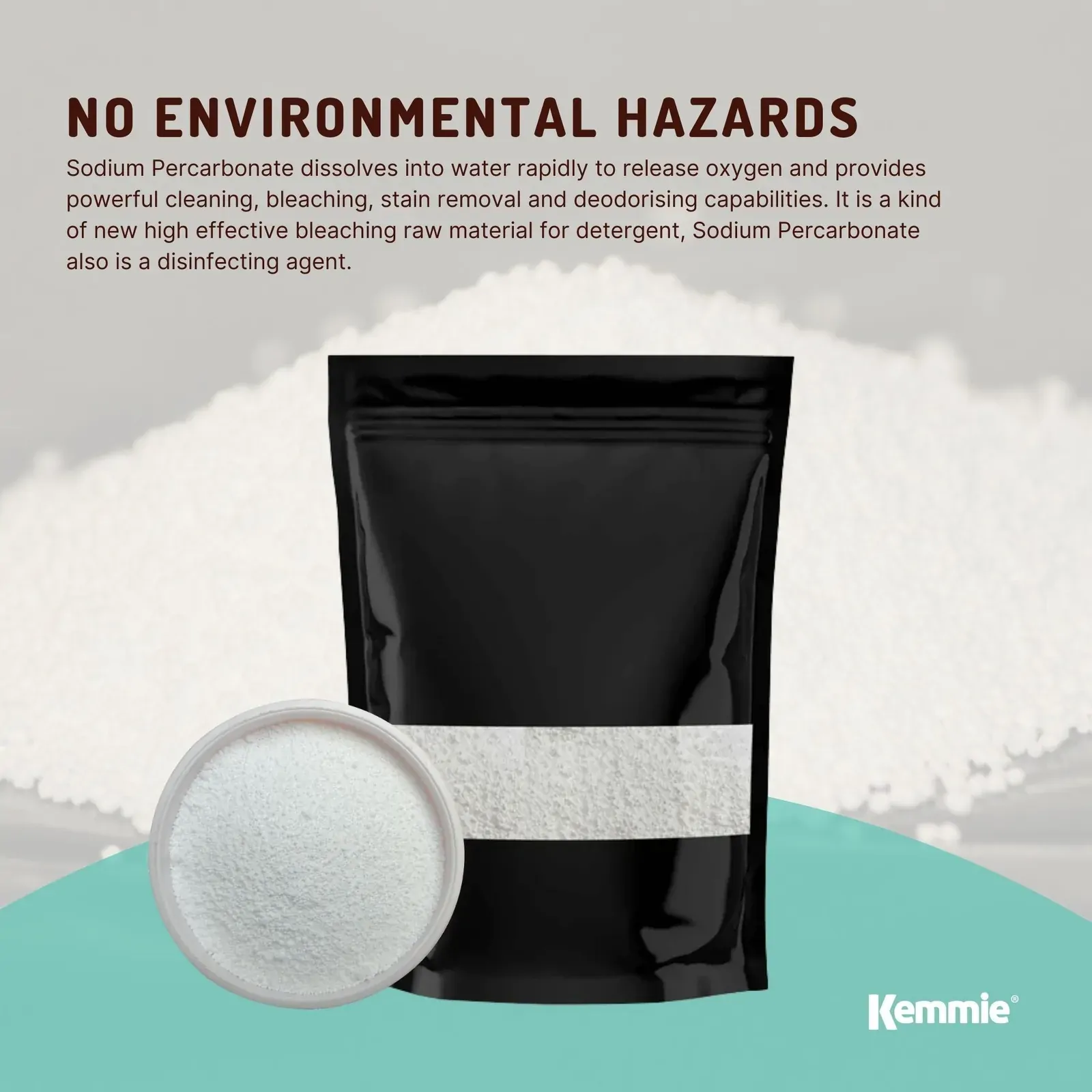 100g Sodium Percarbonate - Eco Laundry Cleaner Brewing Sanitiser Oxygen Bleach Price
