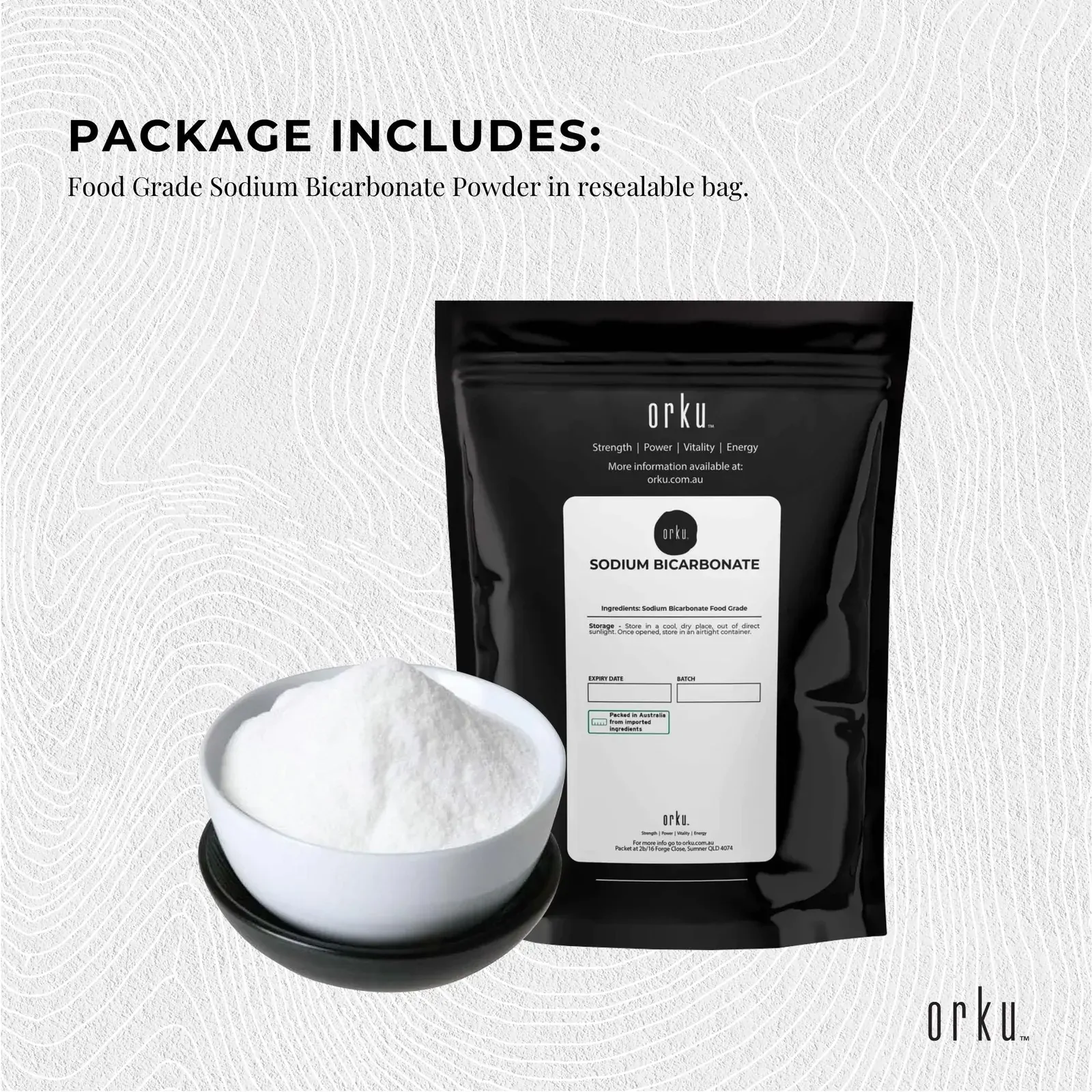 2Kg Sodium Bicarbonate - Food Grade Bicarb Baking Soda Hydrogen Carbonate Powder Price