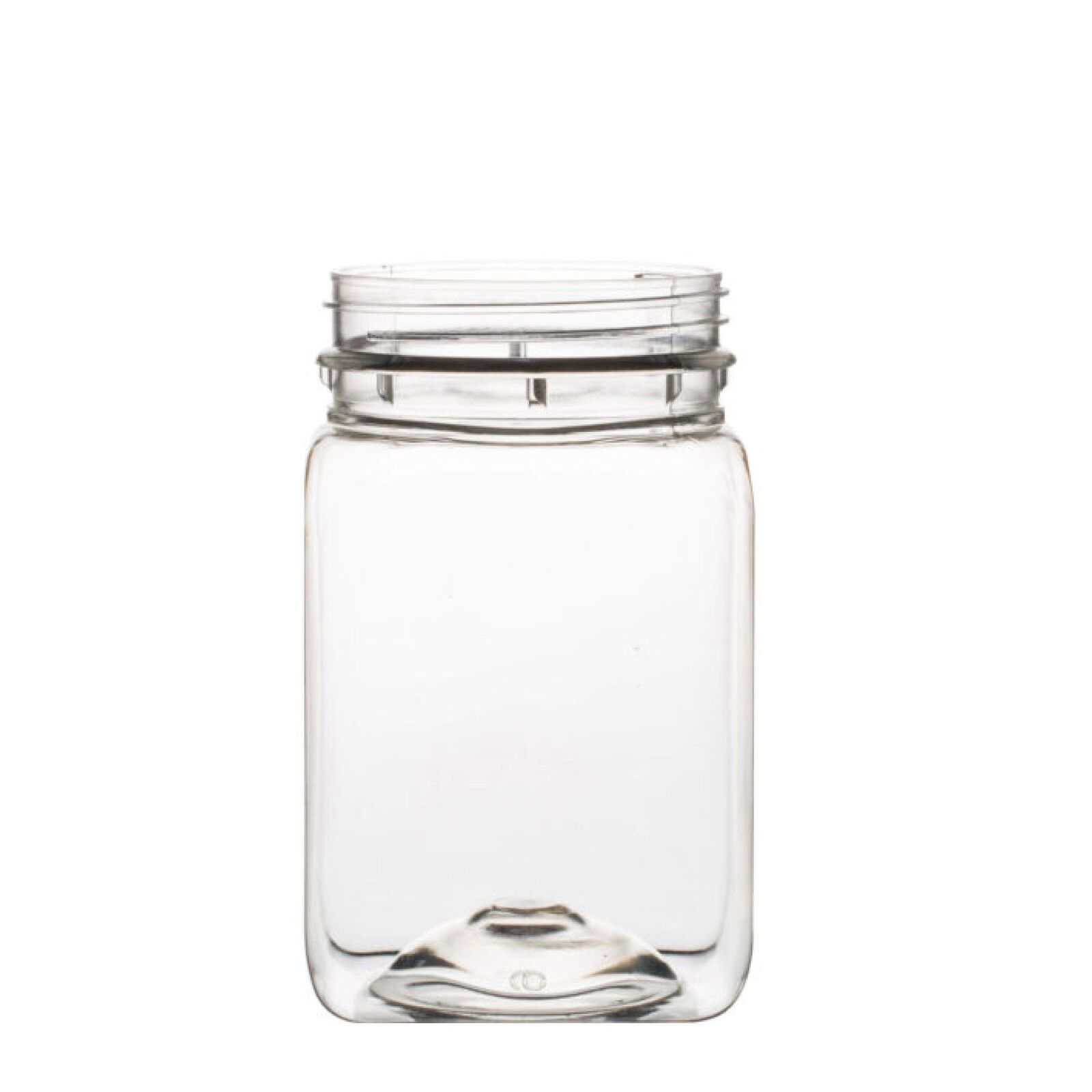 10x 500g Plastic Honey Jars + Lids - Square Clear Food Grade Packaging Containers Price