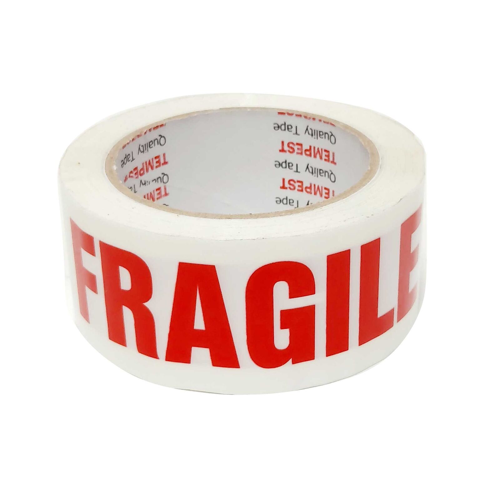 6x Fragile Packing Tape 48mmx75m Long Rolls Red White Packaging Adhesive Label Price