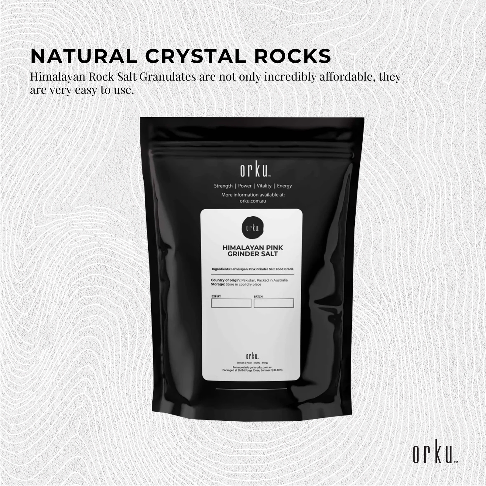 100g Pink Himalayan Bath Salts - Natural Crystal Rocks - Spa Therapy Body Scrub Price