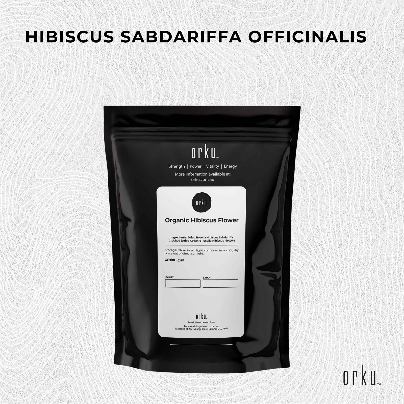 1Kg Organic Hibiscus Rosella Flower Crushed - Dried Herbal Tea Supplement Price