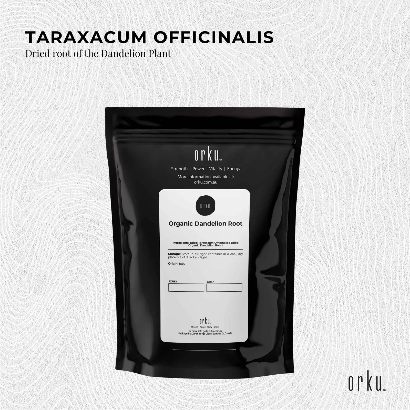 100g Organic Dandelion Root - Dried Raw Herbal Tea Supplement Price