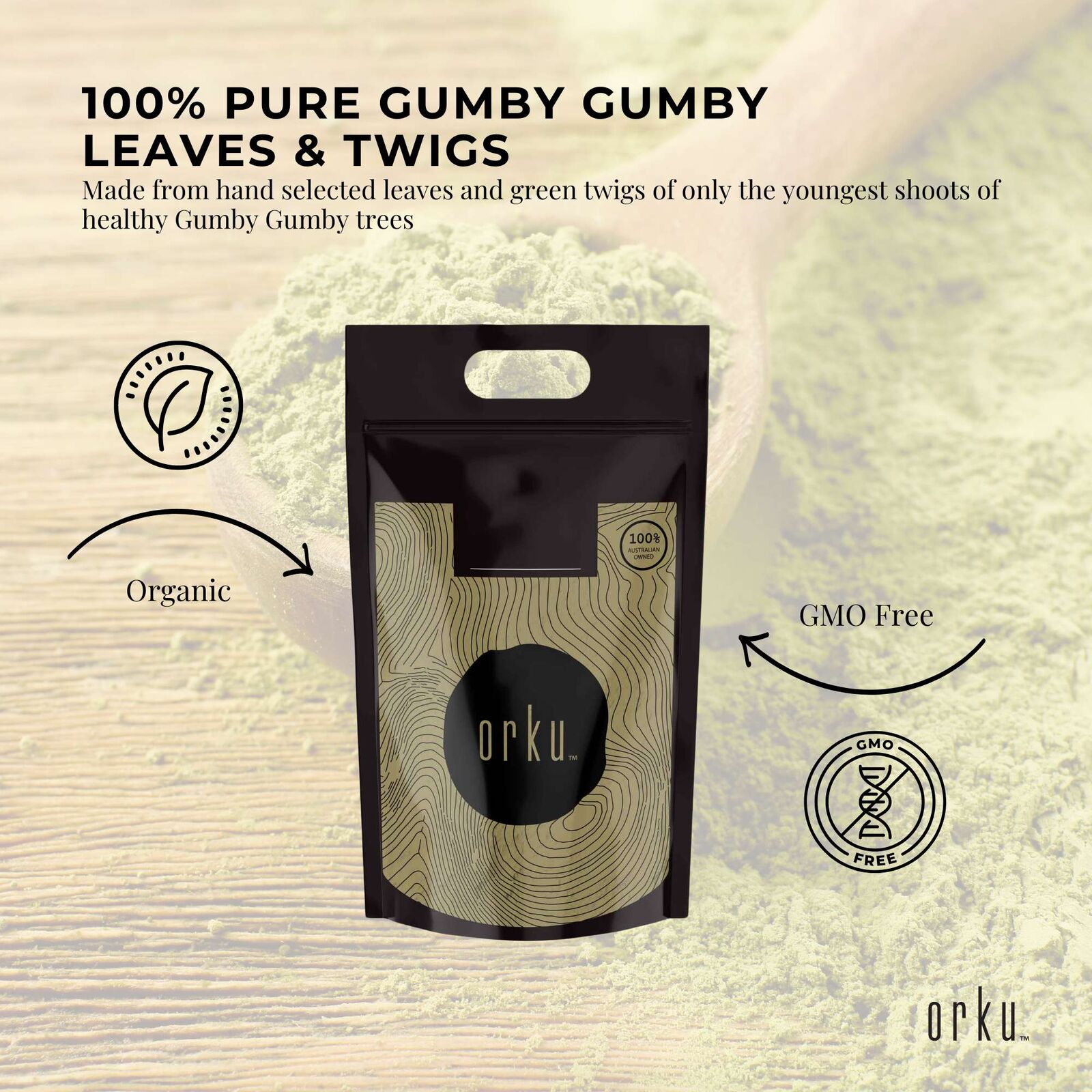 10Kg Gumby Gumby Pure Powder - Gumbi Aboriginal Plant Pittosporum Angustifolum Price
