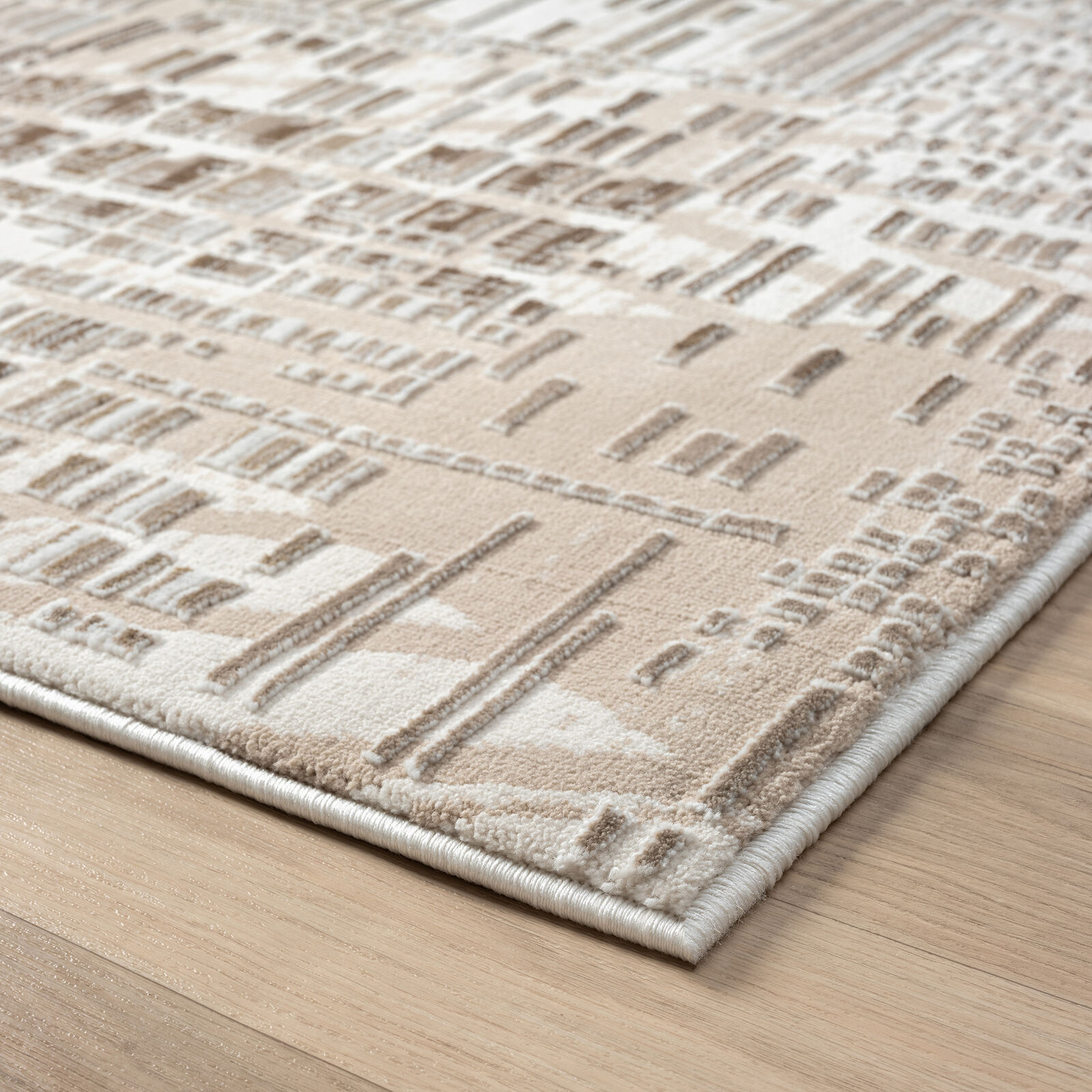 Grande Jacquard Rug - Taupe - 80x300 Price