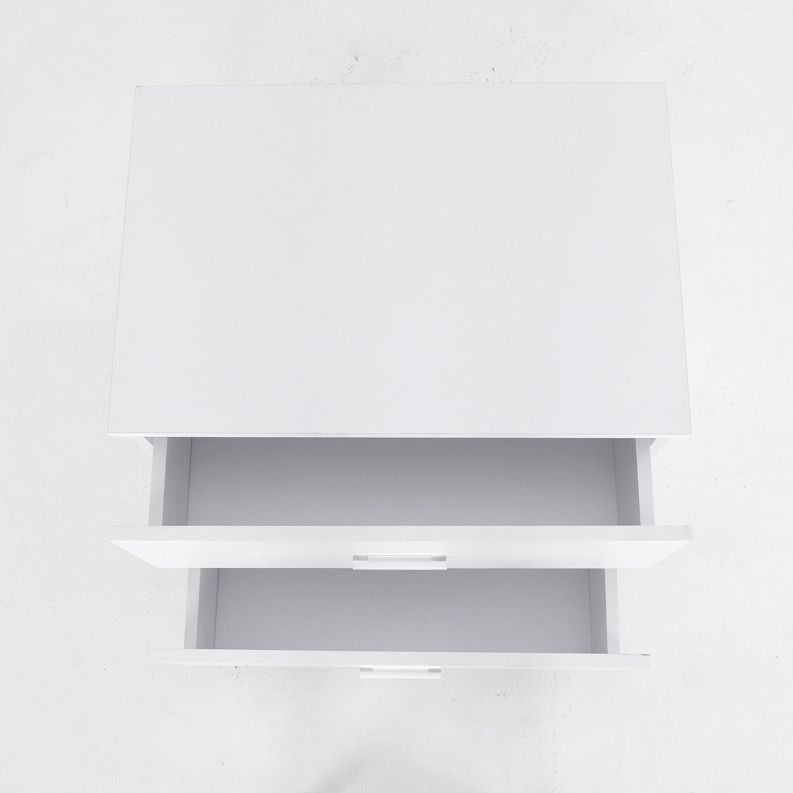 Bedside Table Side Storage Cabinet Nightstand Bedroom 2 Drawer Legs ETTA WHITE Price