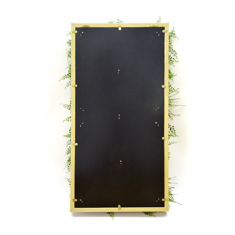 3D Green Artificial Plants Wall Panel Flower Wall With Frame Vertical Garden UV Resistant 50X100CM Price