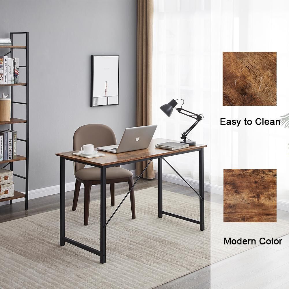 YES4HOMES Computer Desk, Sturdy Home Office Desk for Laptop, Modern Simple Style Writing Table, Multipurpose Workstation Price