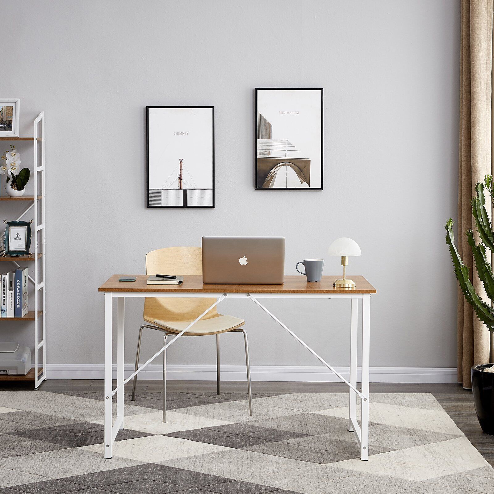 YES4HOMES Computer Desk, Sturdy Home Office Gaming Desk for Laptop, Modern Simple Style Table, Multipurpose Workstation Price